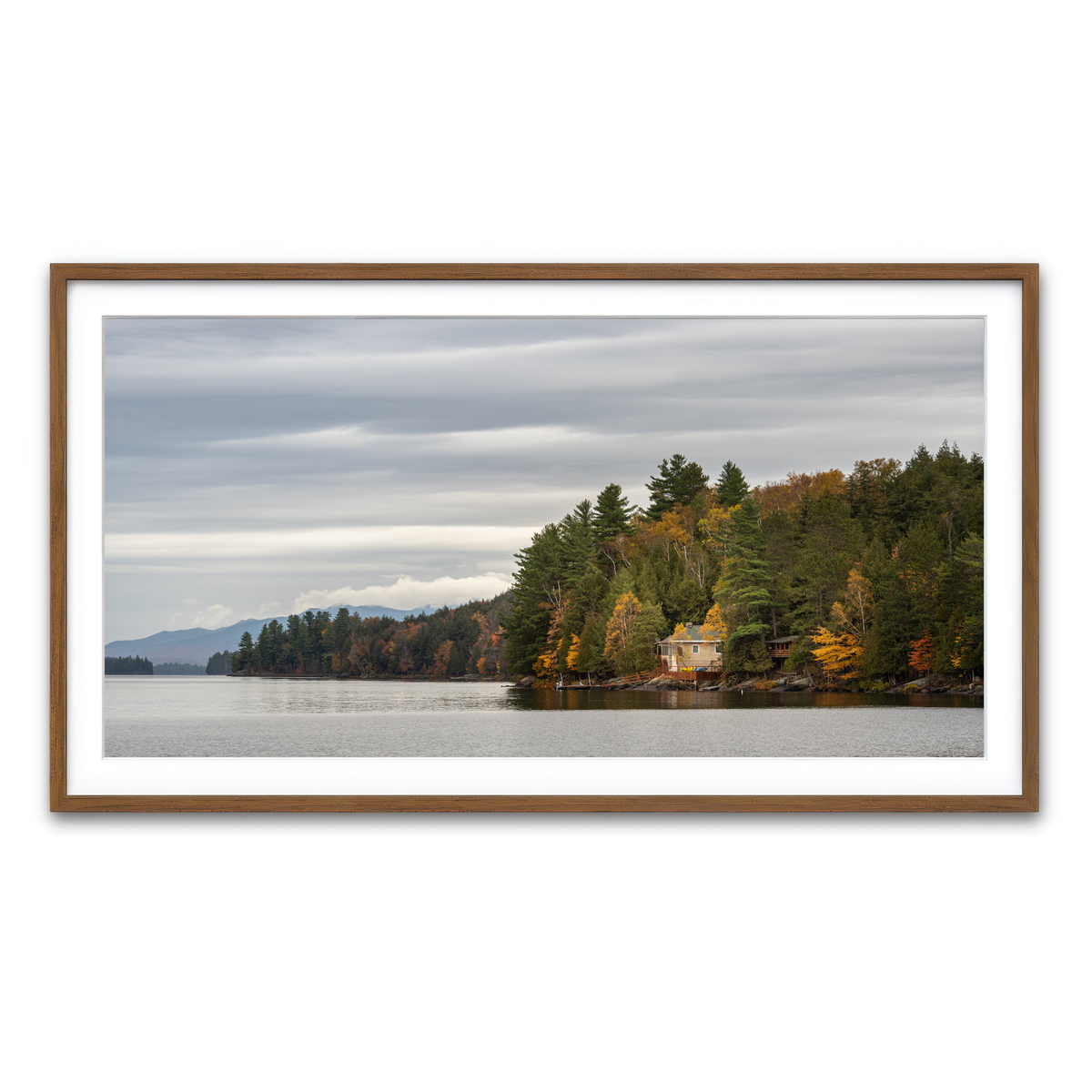 Framed Print 2x1 Walnut