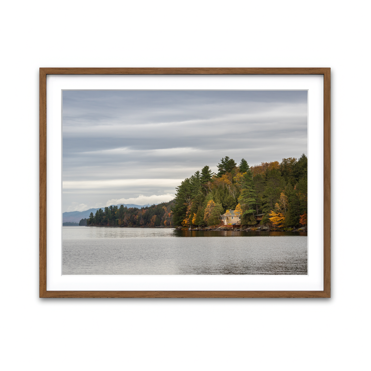 Framed Print 4x3 Walnut