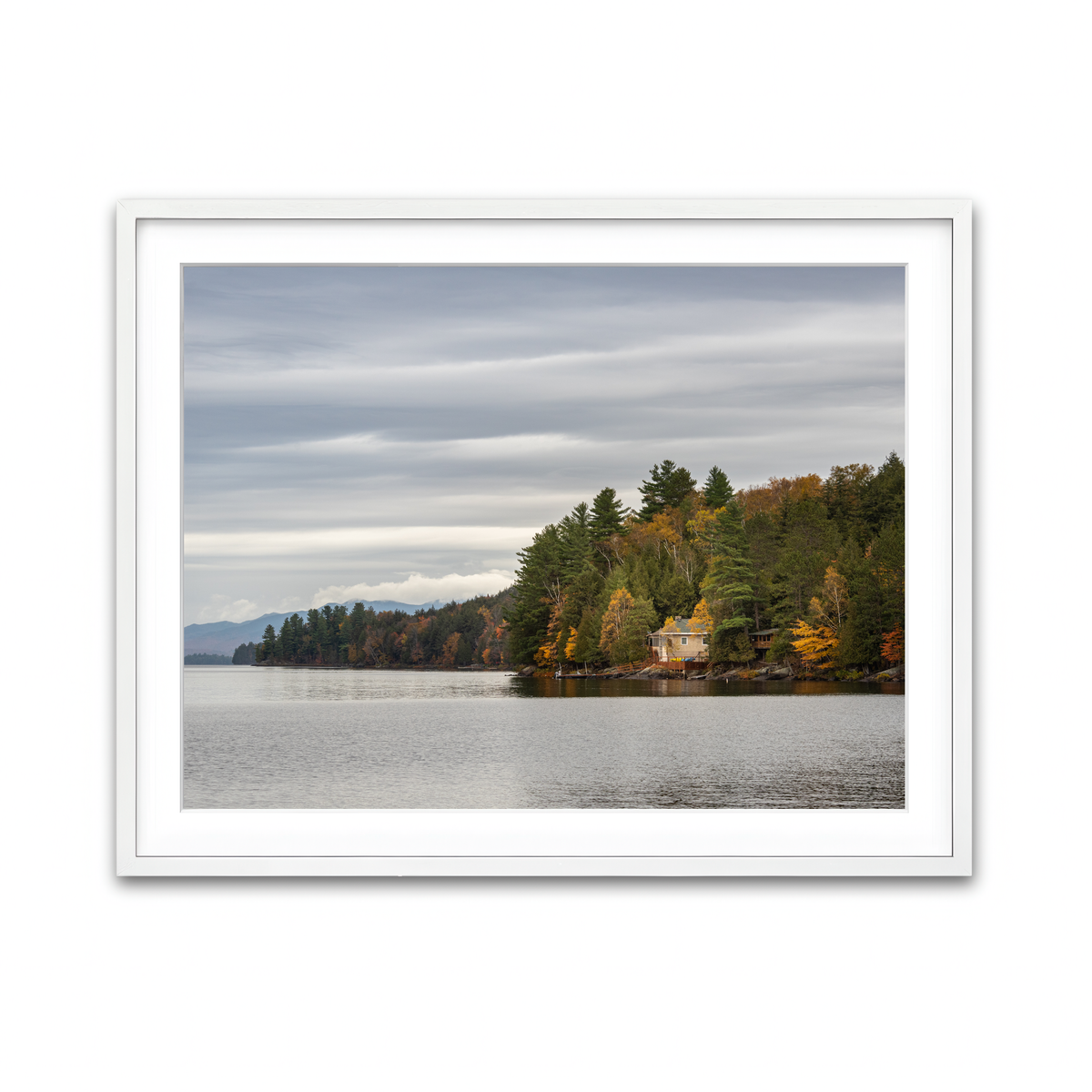 Framed Print 4x3 White