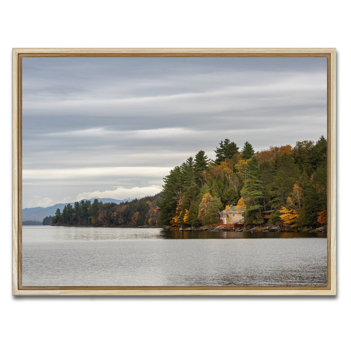 AUTO-MOCKUP WHITE | Adirondack Cottage | 1 Piece | Natural Framed Canvas | group=4x3