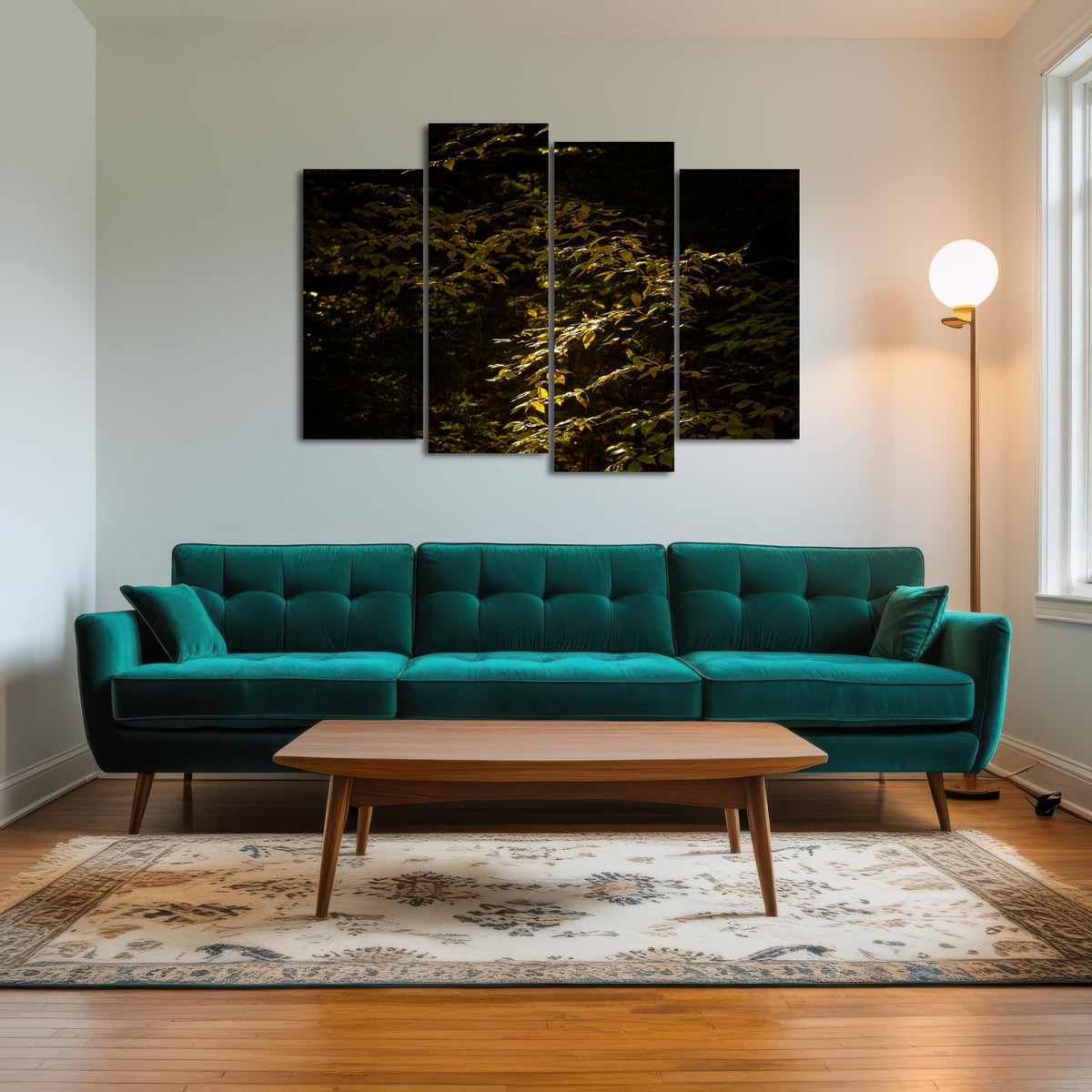 AUTO-MOCKUP ROOM | Adirondack leaves