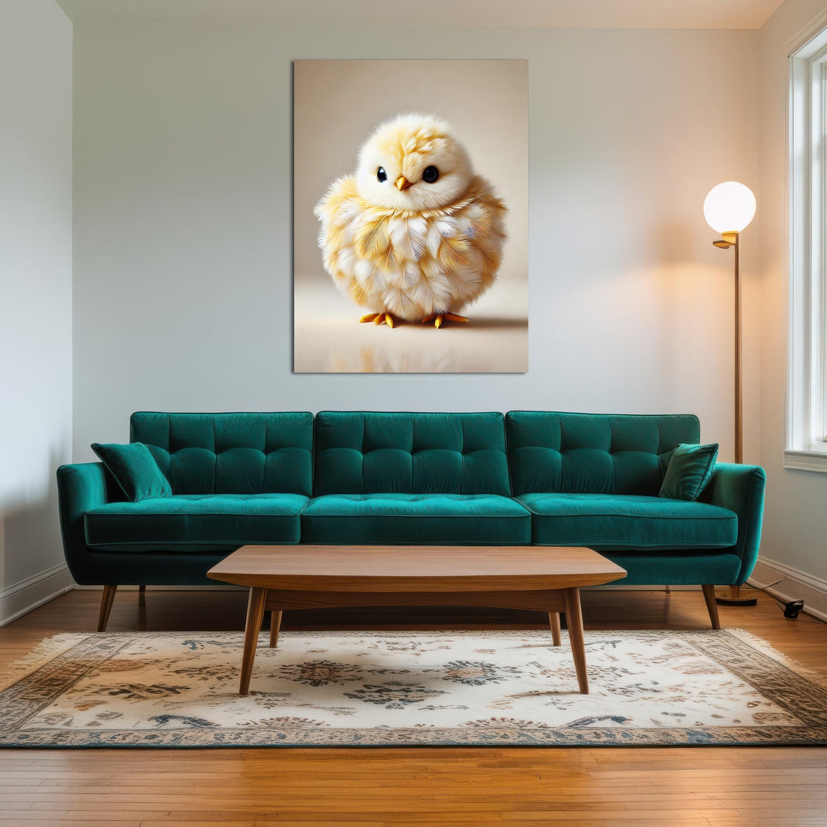 AUTO-MOCKUP ROOM | Adorable Baby Chicken