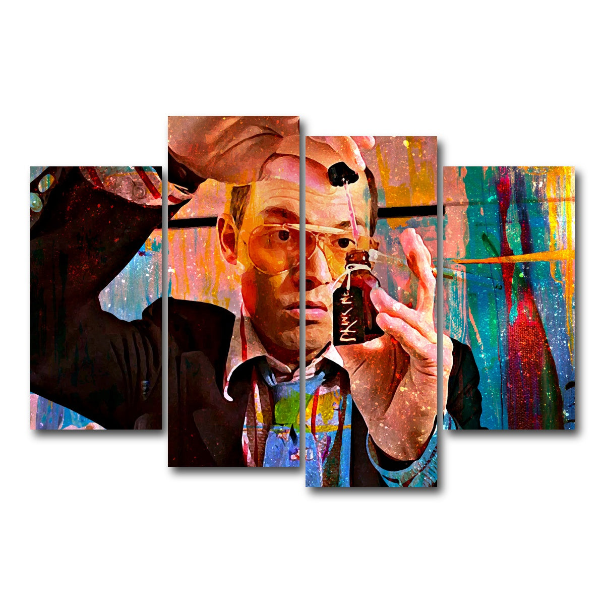 AUTO-MOCKUP WHITE | Adrenochrome | 4 Piece | Gallery Wrap Canvas | group=4_short