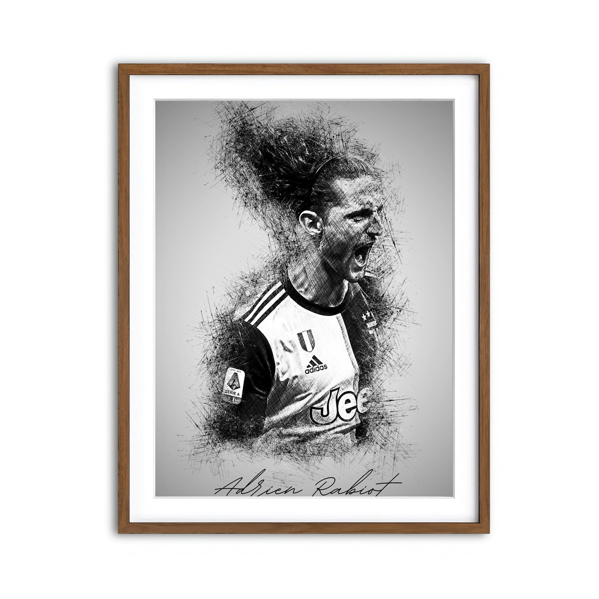 Framed Print 3x4 Walnut