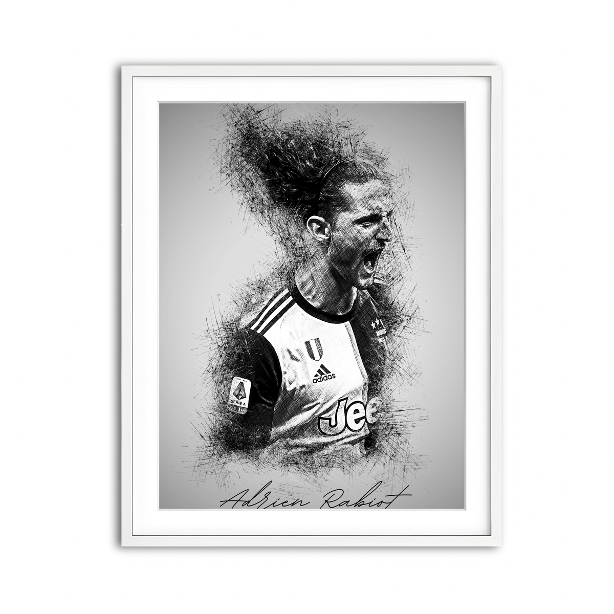 Framed Print 3x4 White