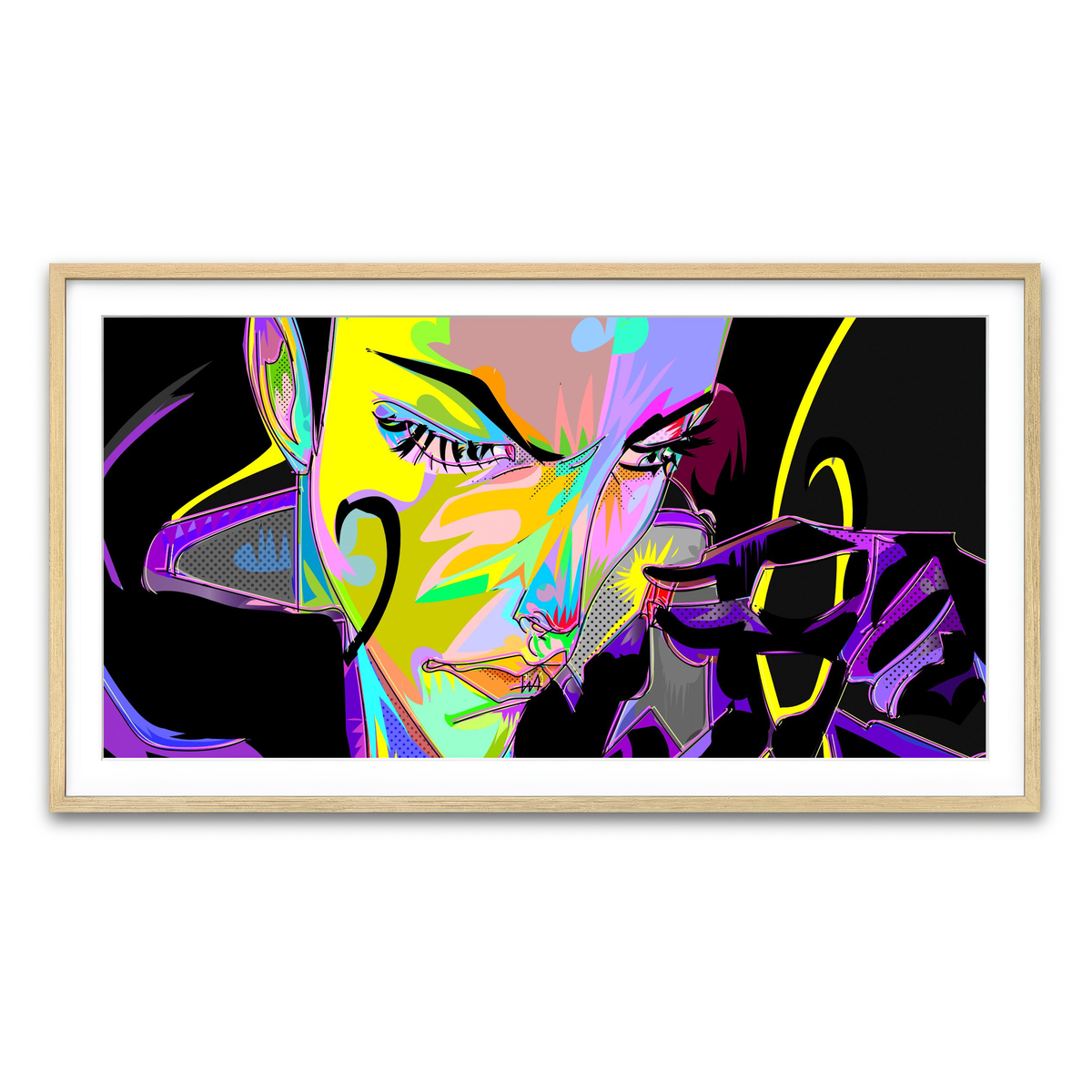 Framed Print 2x1 Natural