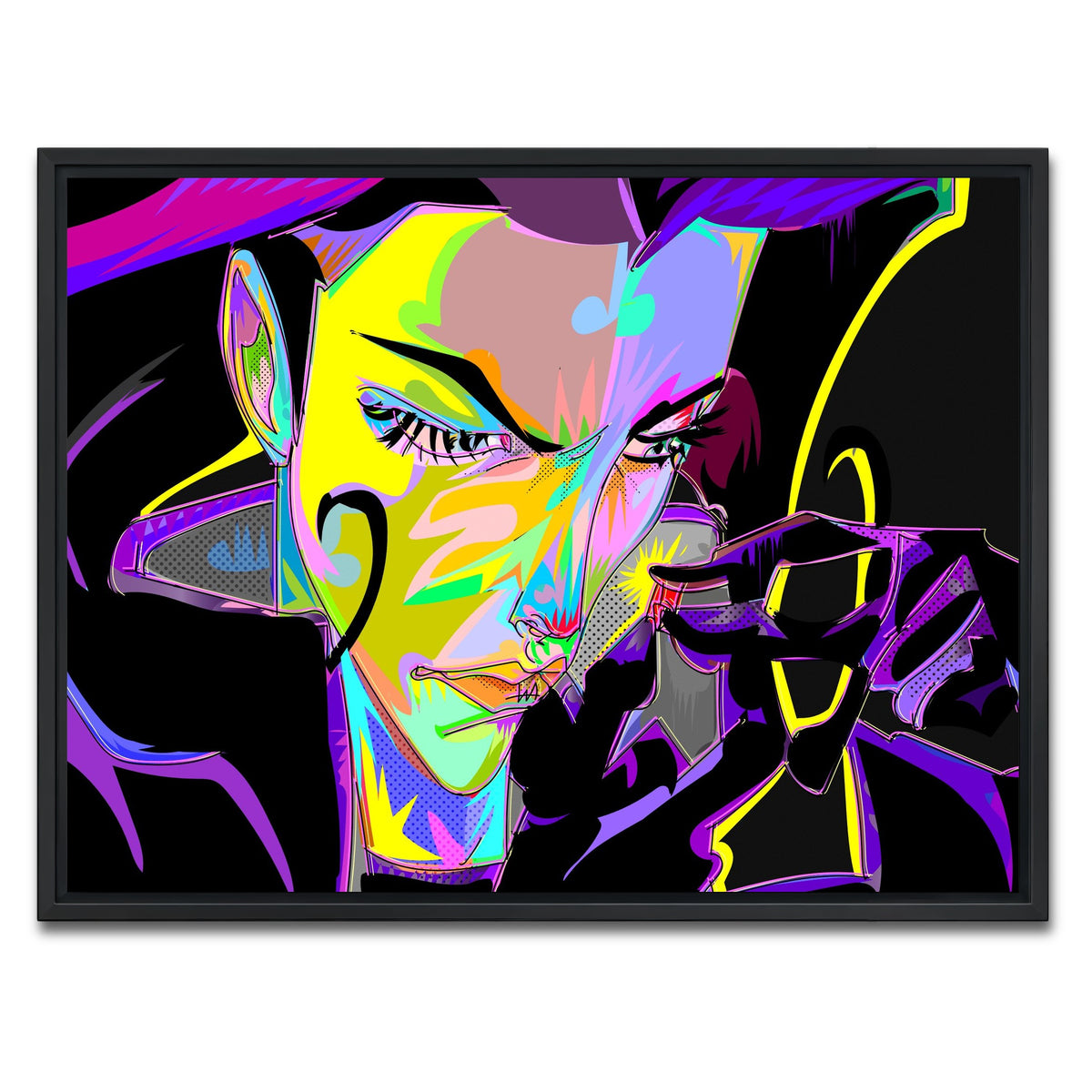 AUTO-MOCKUP WHITE | Aeon Flux | 1 Piece | Black Framed Canvas | group=4x3