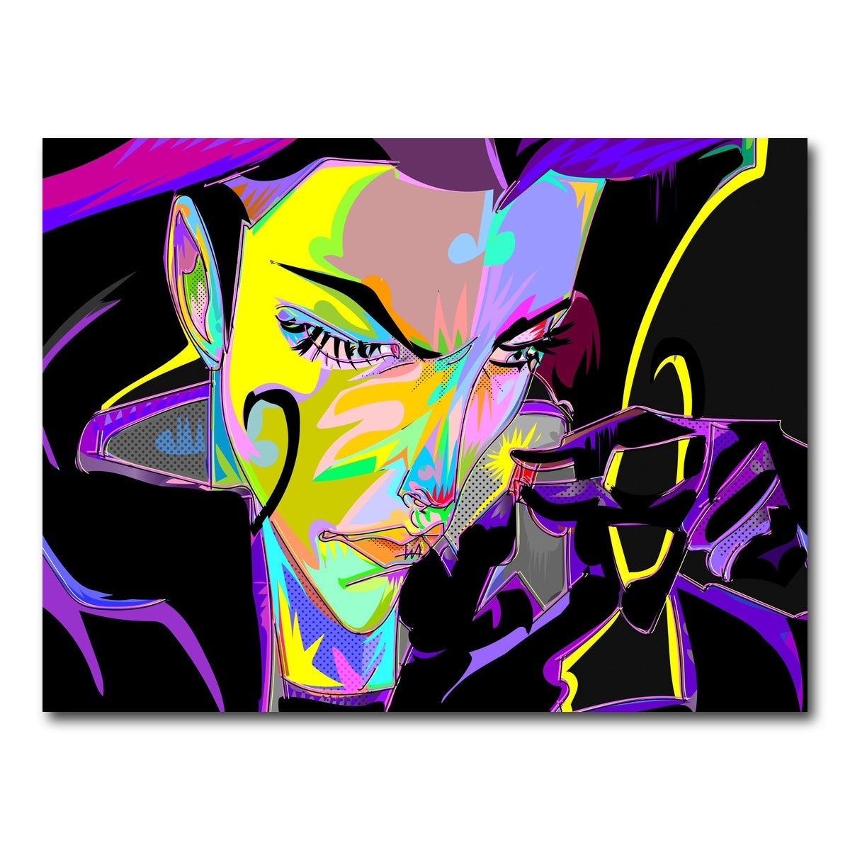 AUTO-MOCKUP WHITE | Aeon Flux | 1 Piece | Gallery Wrap Canvas | group=4x3