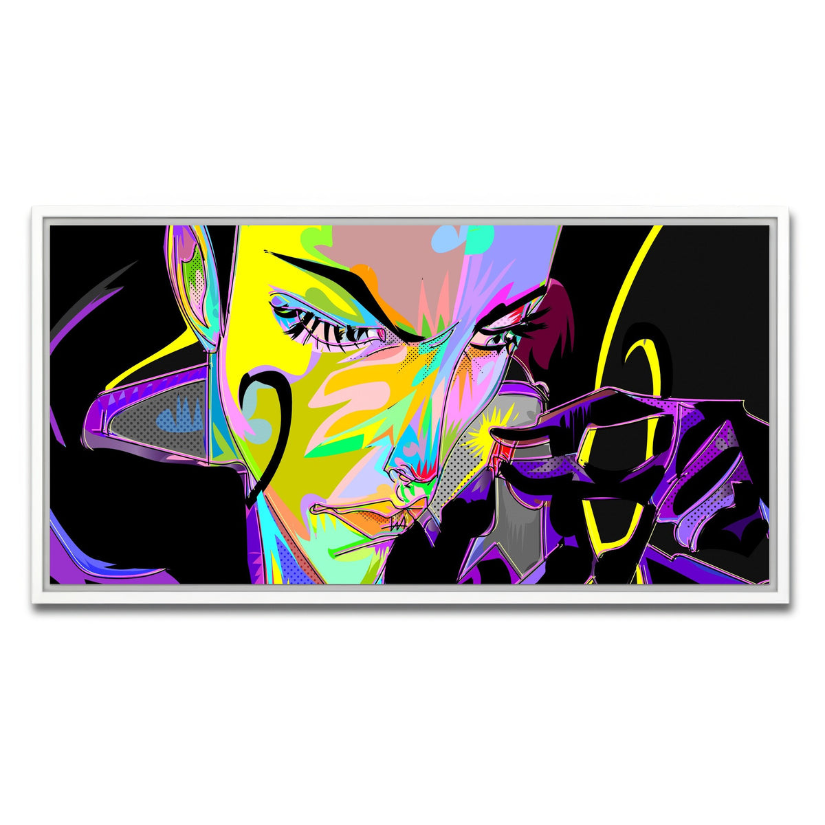 AUTO-MOCKUP WHITE | Aeon Flux | 1 Piece | White Framed Canvas | group=2x1
