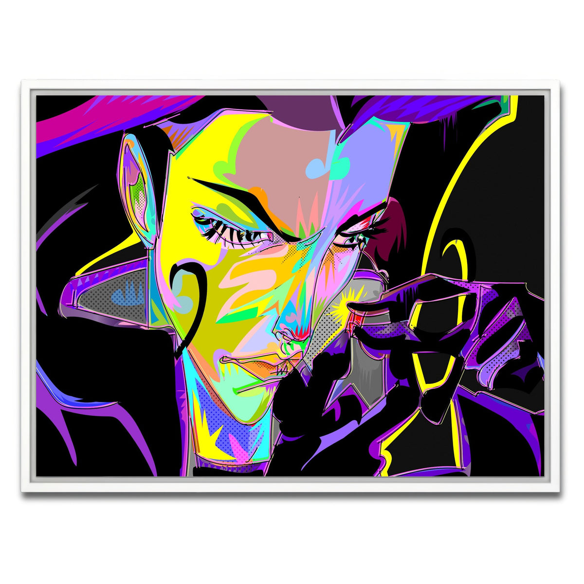 AUTO-MOCKUP WHITE | Aeon Flux | 1 Piece | White Framed Canvas | group=4x3