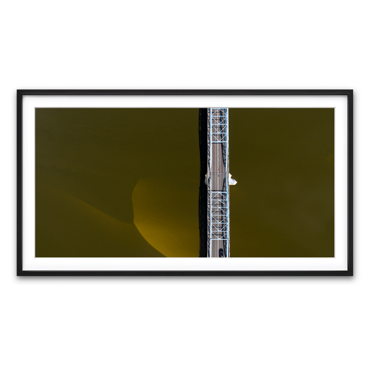 Framed Print 2x1 Black