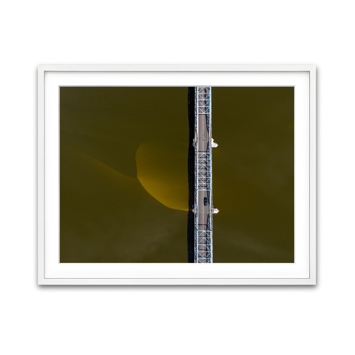 Framed Print 4x3 White