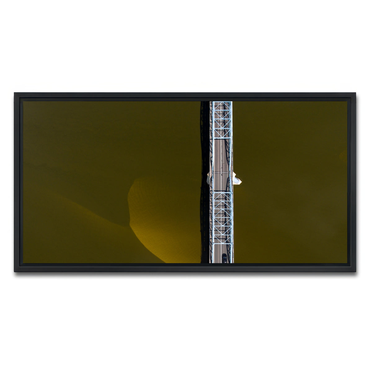 AUTO-MOCKUP WHITE | Aerial Bridge | 1 Piece | Black Framed Canvas | group=2x1