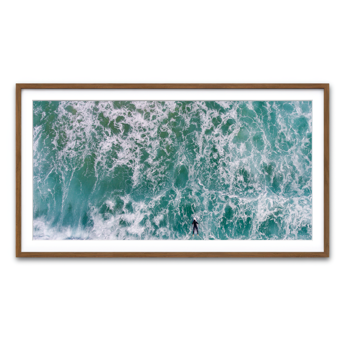 Framed Print 2x1 Walnut