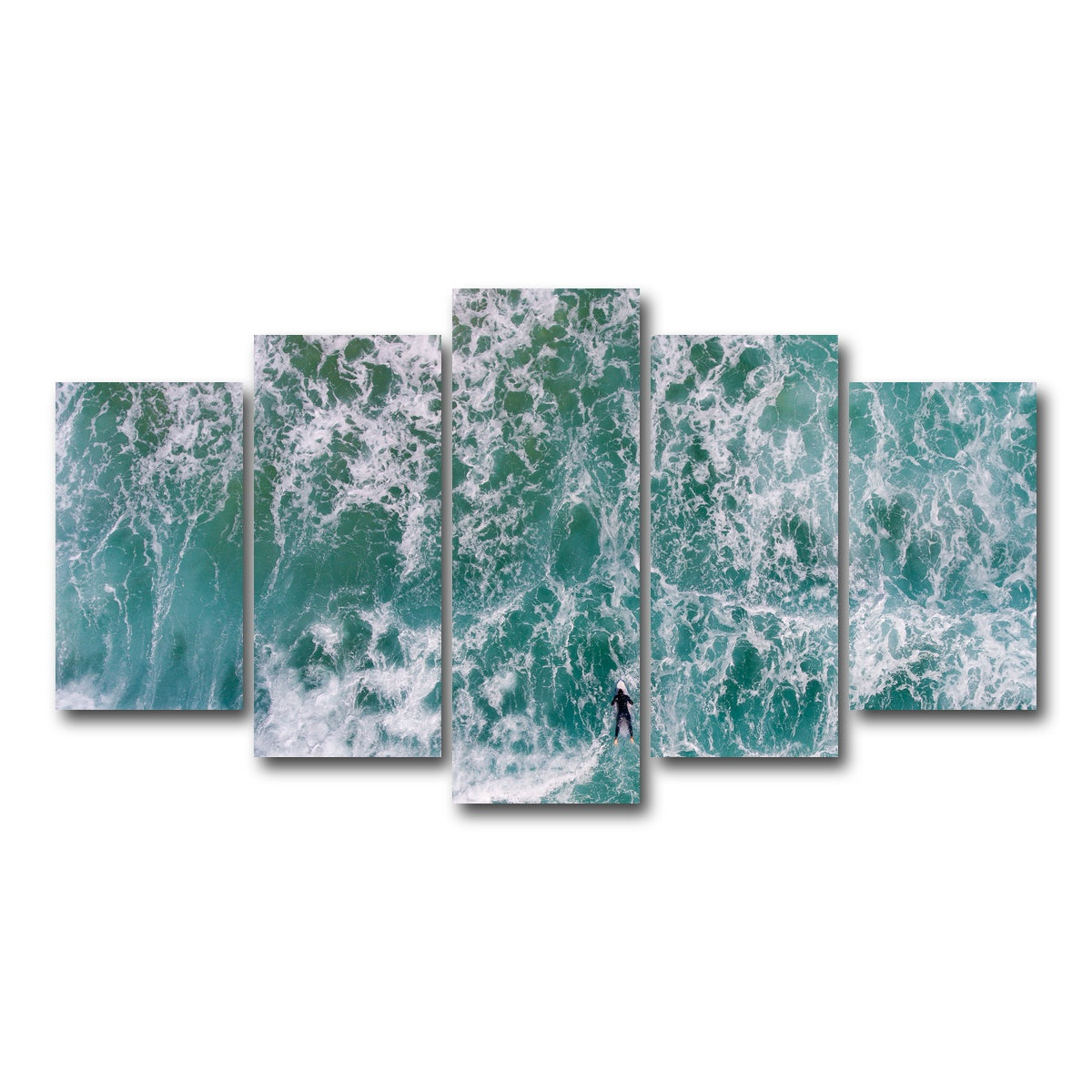 AUTO-MOCKUP WHITE | Aerial Surfer | 5 Piece | Gallery Wrap Canvas | group=5_normal