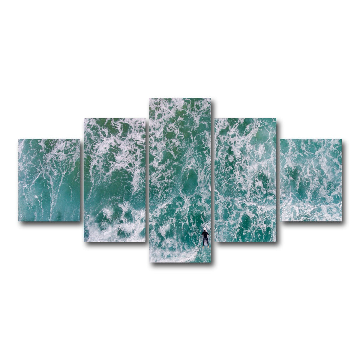 AUTO-MOCKUP WHITE | Aerial Surfer | 5 Piece | Gallery Wrap Canvas | group=5_short