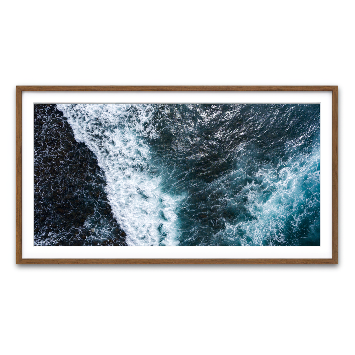 Framed Print 2x1 Walnut