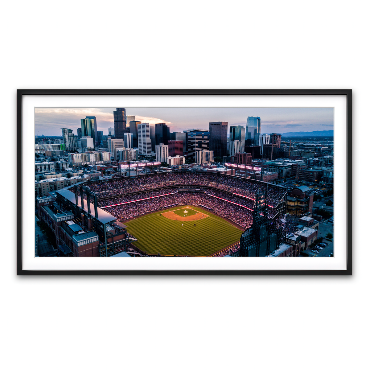 Framed Print 2x1 Black