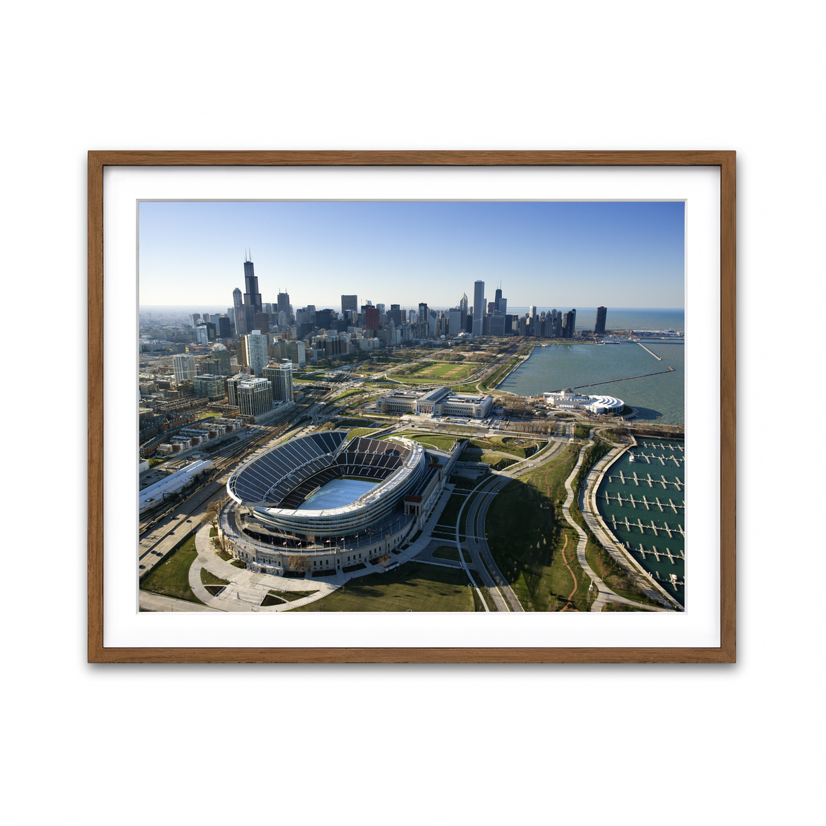 Framed Print 4x3 Walnut