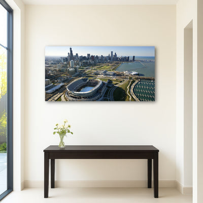 AUTO-MOCKUP ROOM | Aerial view of Chicago - Soldier Field