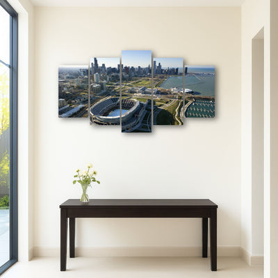 AUTO-MOCKUP ROOM | Aerial view of Chicago - Soldier Field