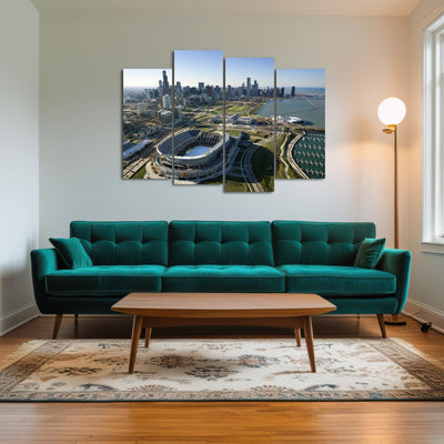 AUTO-MOCKUP ROOM | Aerial view of Chicago - Soldier Field