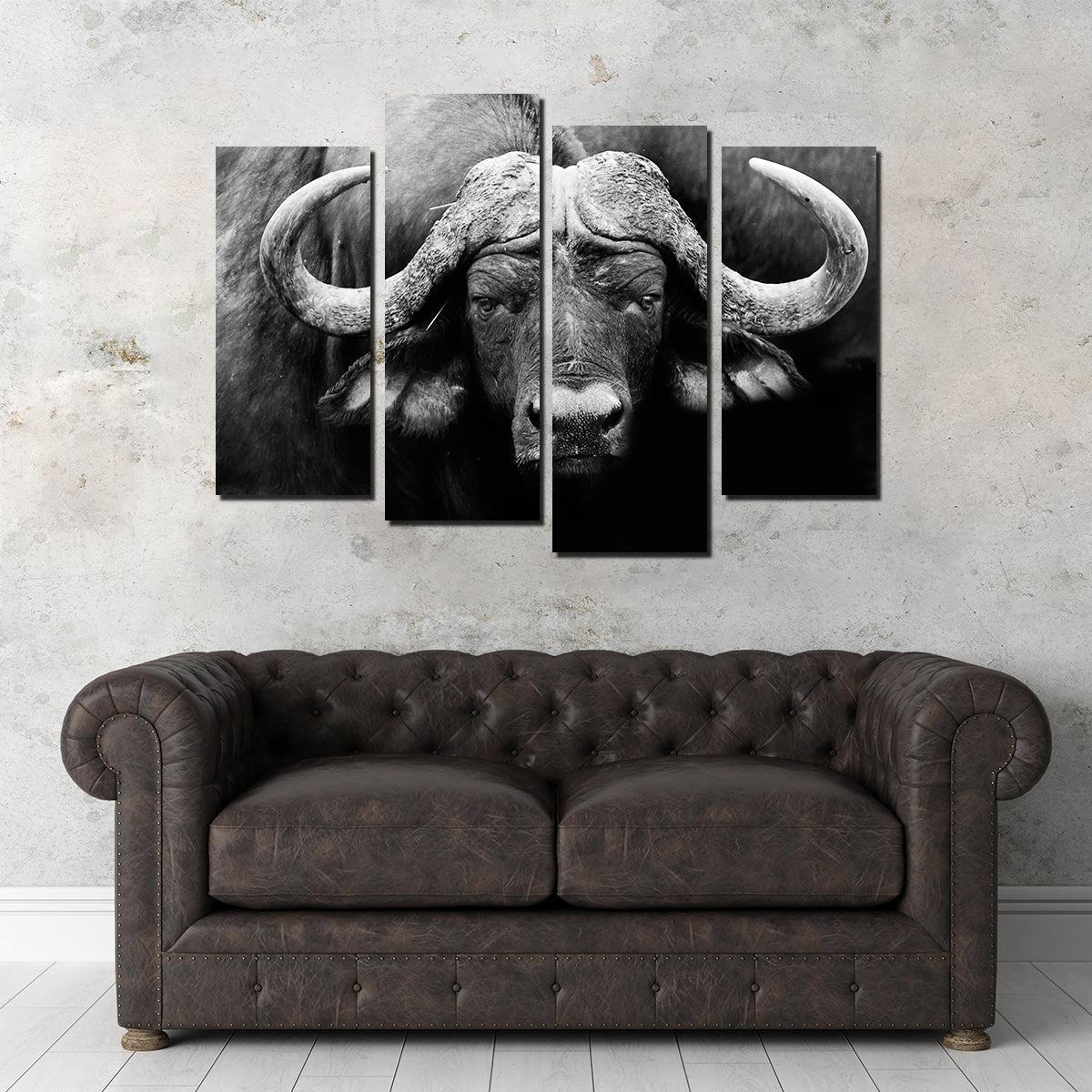 African Cape Buffalo Wall Art