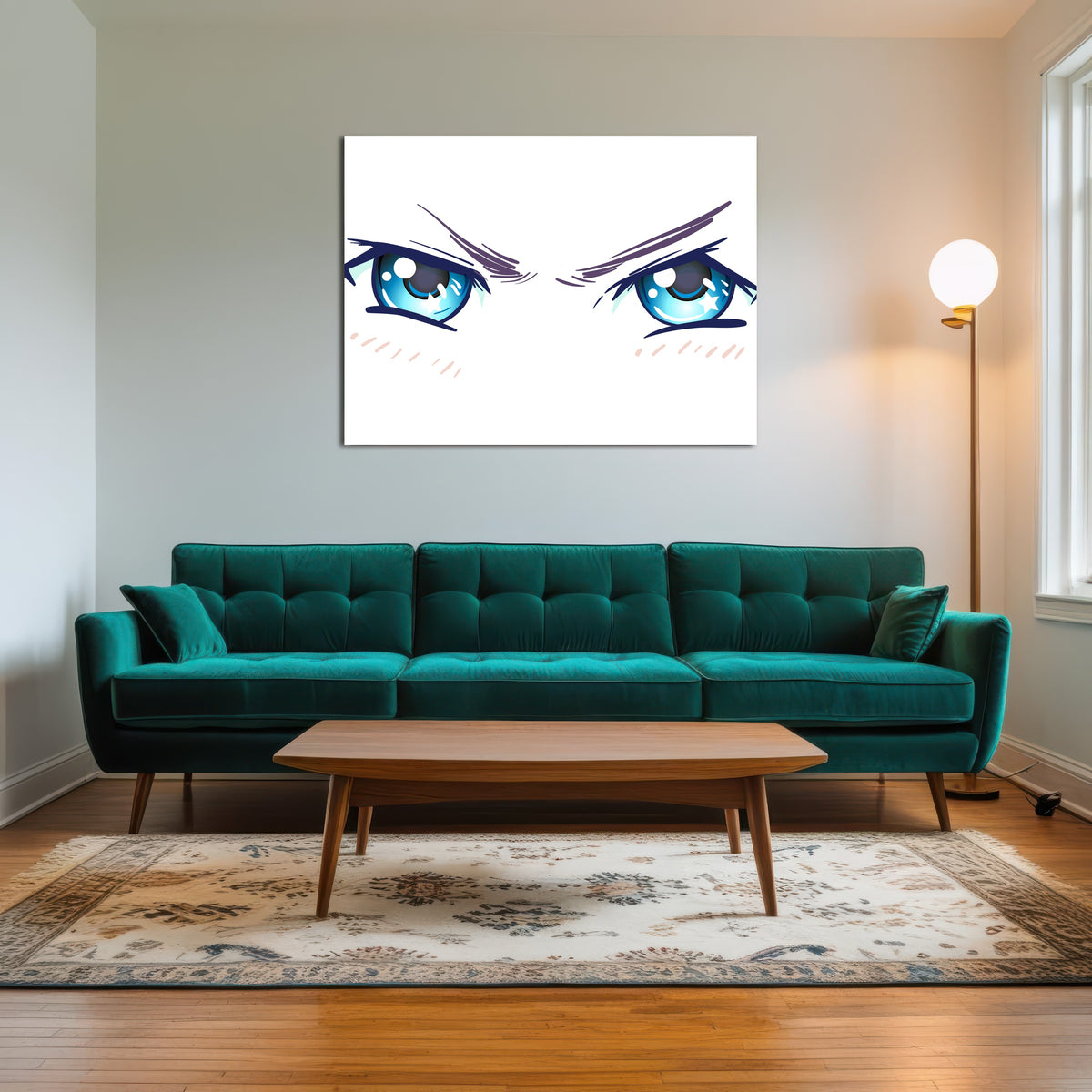 AUTO-MOCKUP ROOM | Aggressive Anime Eyes
