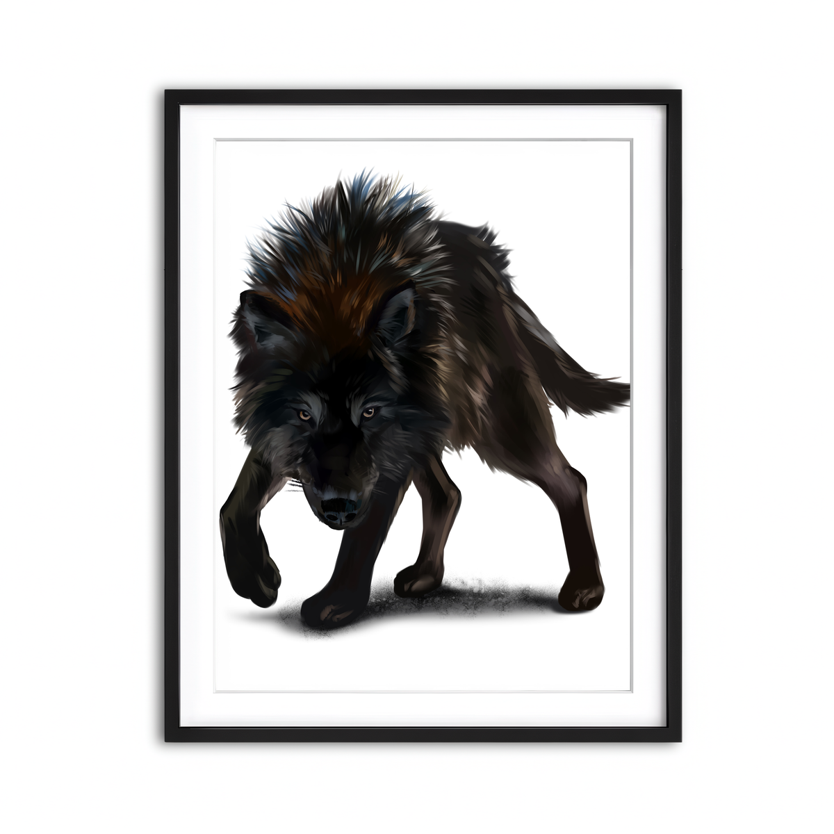 Framed Print 3x4 Black