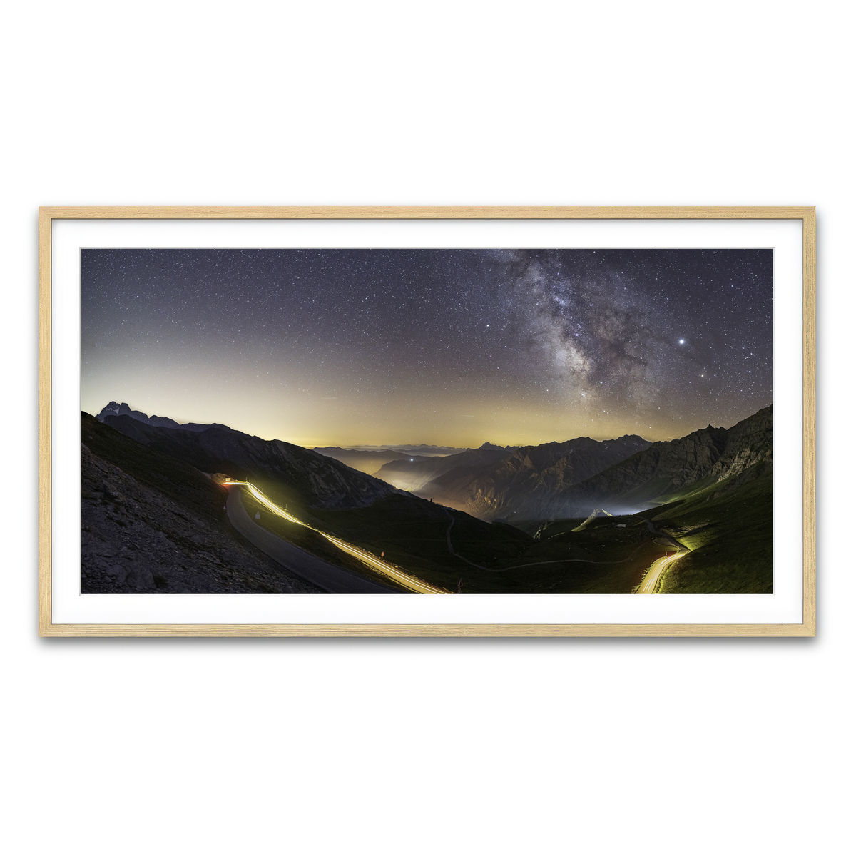 Framed Print 2x1 Natural