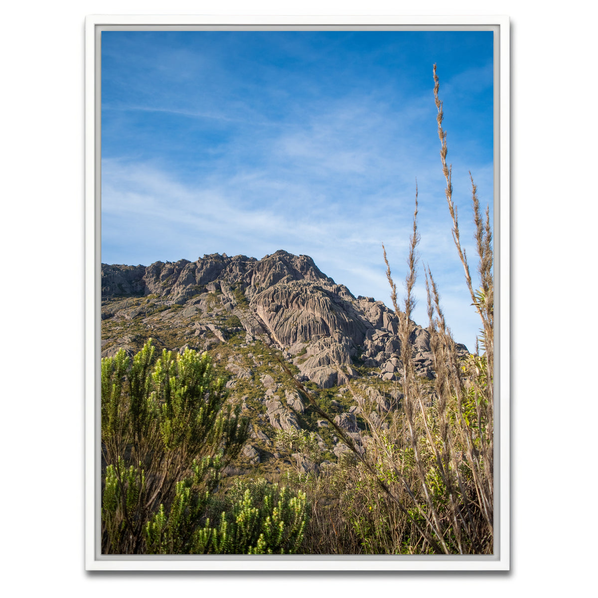 AUTO-MOCKUP WHITE | Agulhas Negras Peak from Itatiaia National Park | 1 Piece | White Framed Canvas | group=3x4