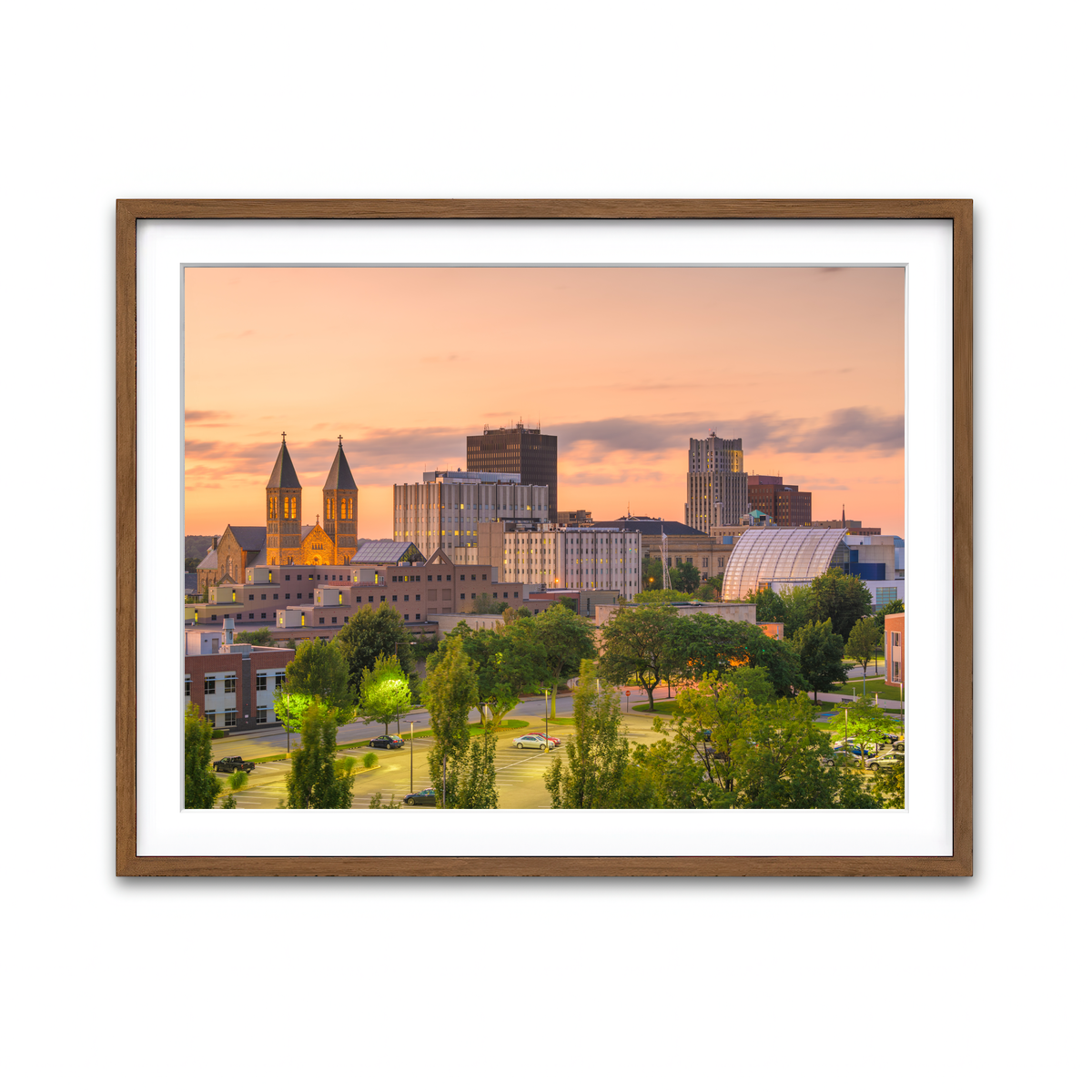 Framed Print 4x3 Walnut