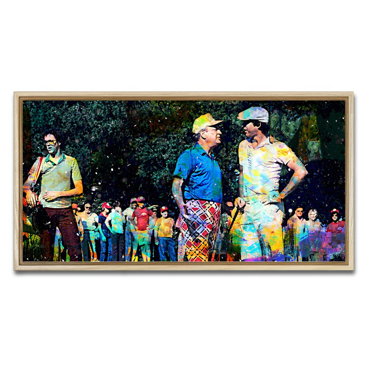 AUTO-MOCKUP WHITE | Al and Ty Caddyshack | 1 Piece | Natural Framed Canvas | group=2x1