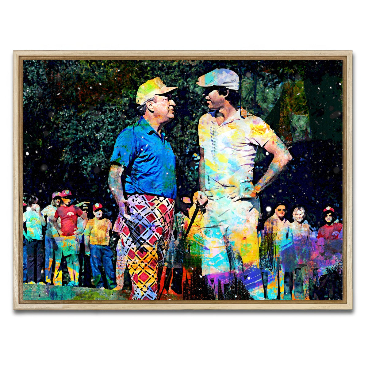 AUTO-MOCKUP WHITE | Al and Ty Caddyshack | 1 Piece | Natural Framed Canvas | group=4x3