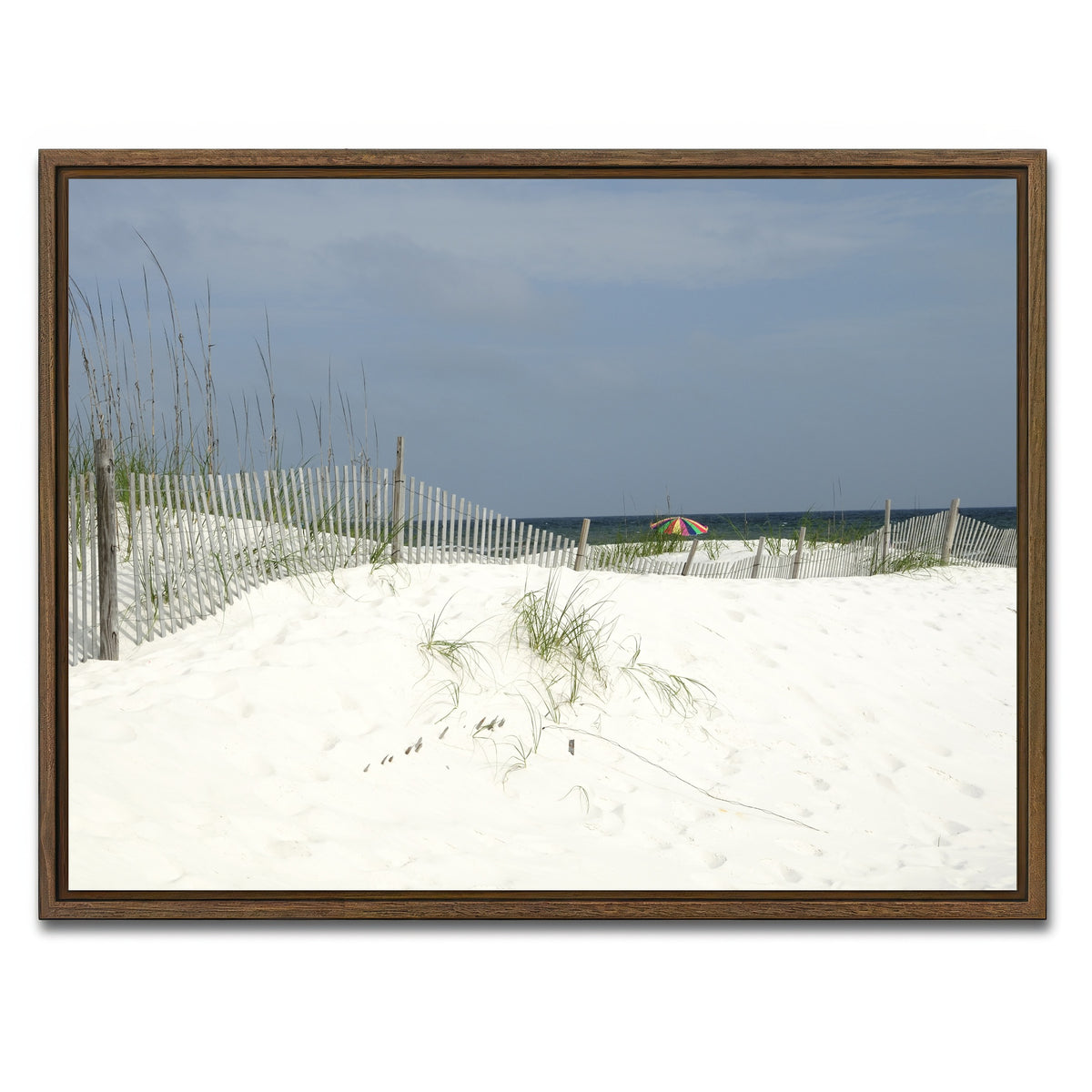 AUTO-MOCKUP WHITE | Alabama Gulf Coast | 1 Piece | Walnut Framed Canvas | group=4x3