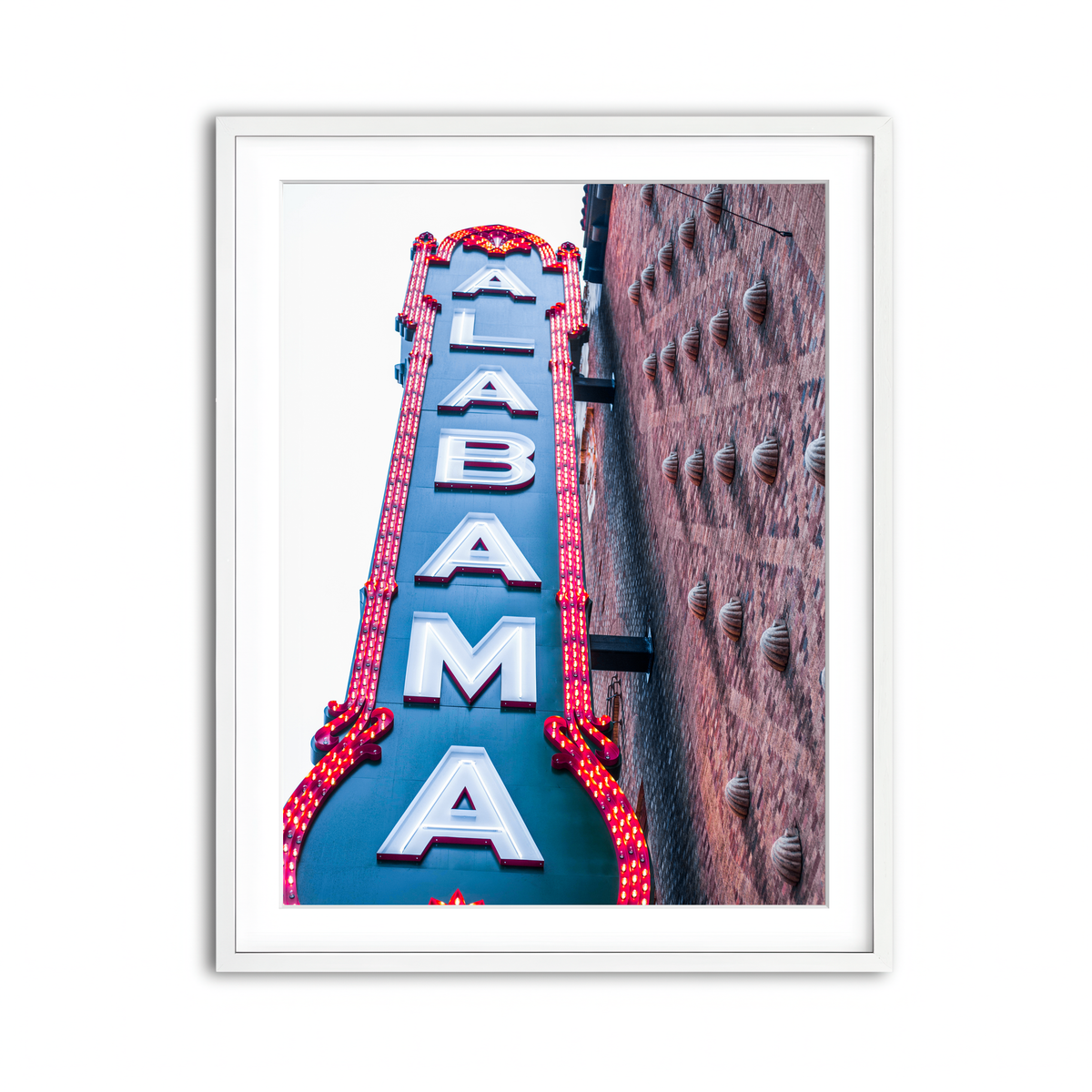 Framed Print 3x4 White