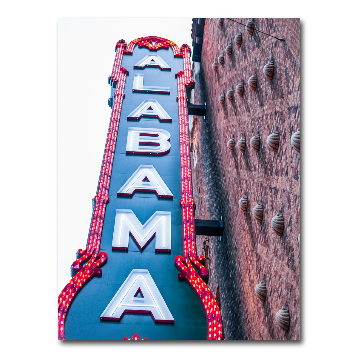 AUTO-MOCKUP WHITE | Alabama Sign | 1 Piece | Gallery Wrap Canvas | group=3x4