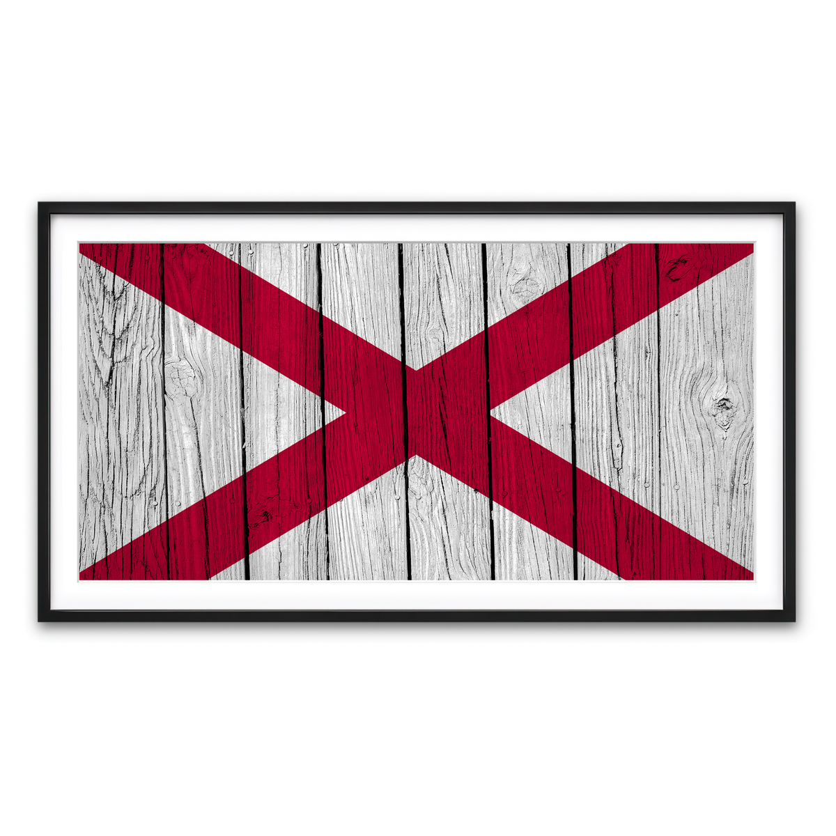 Framed Print 2x1 Black