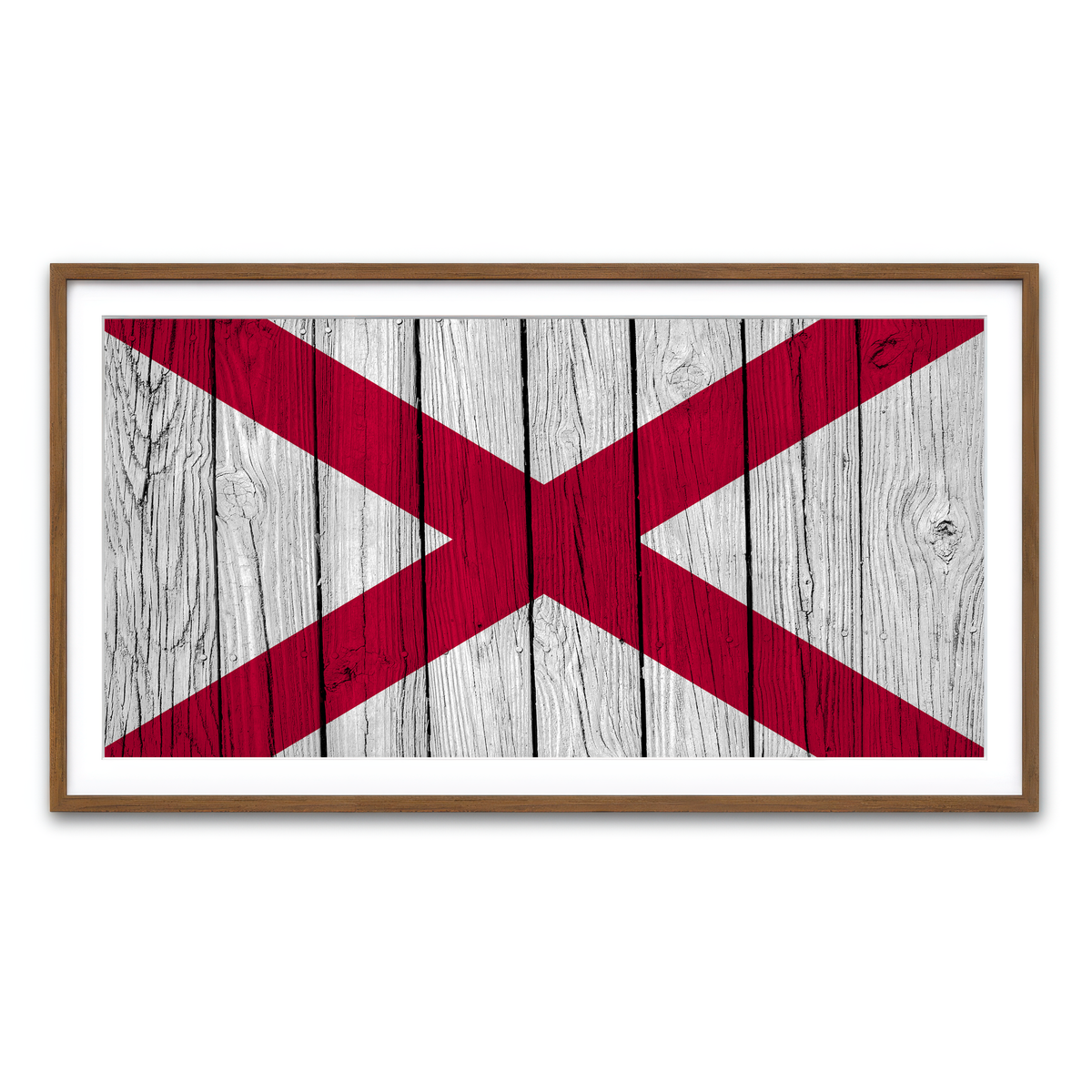 Framed Print 2x1 Walnut