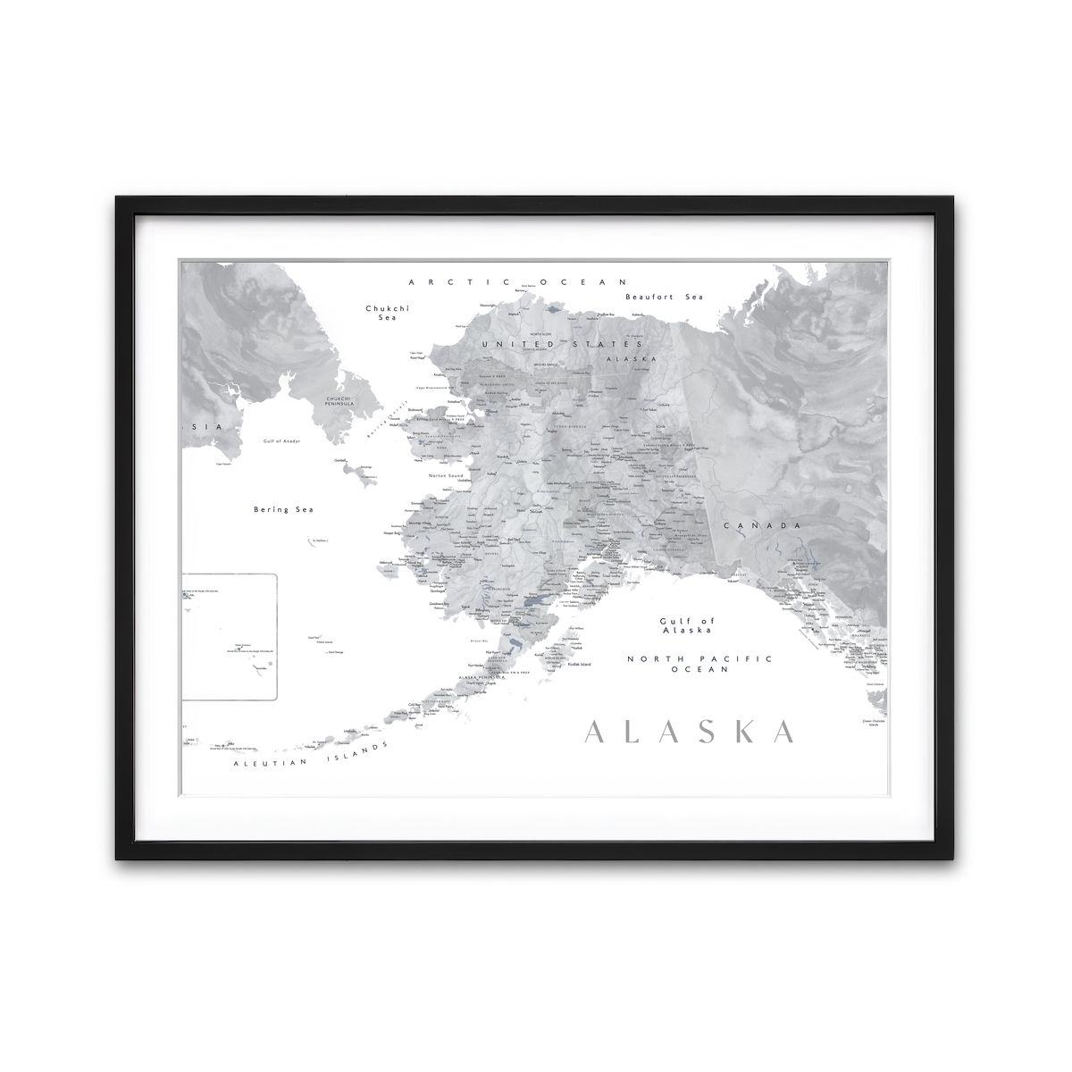 Framed Print 4x3 Black