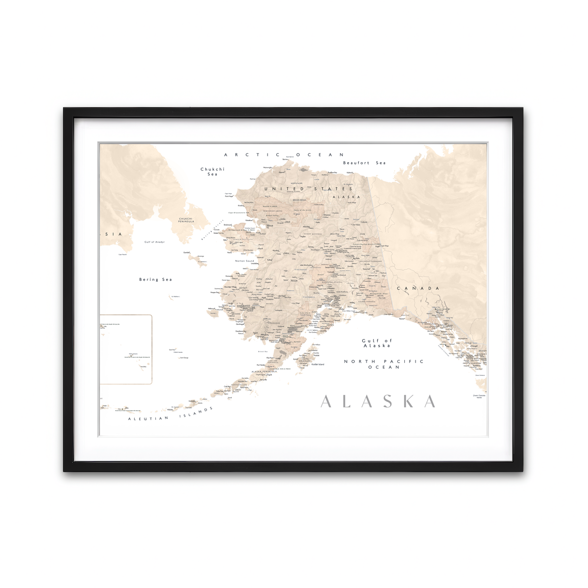 Framed Print 4x3 Black