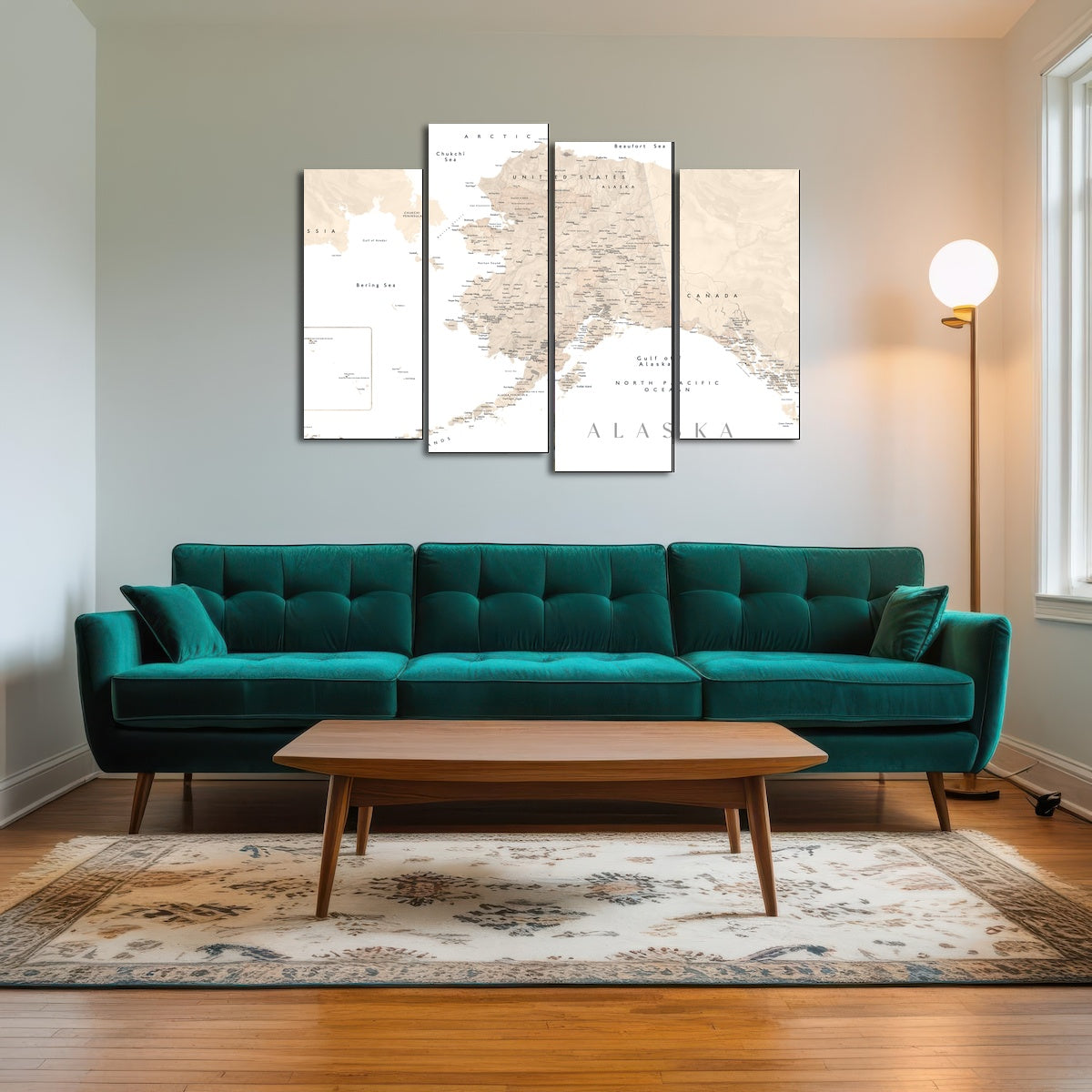 AUTO-MOCKUP ROOM | Alaska Map 3