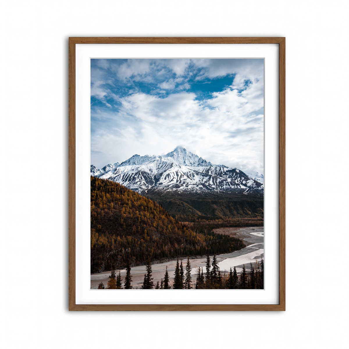 Framed Print 3x4 Walnut