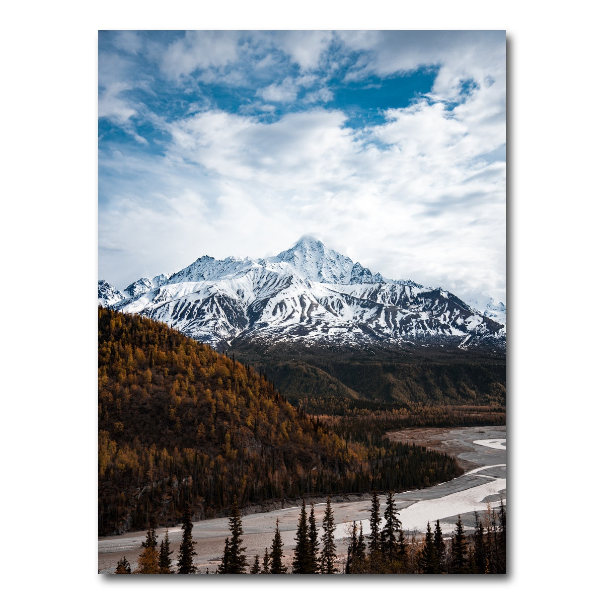 AUTO-MOCKUP WHITE | Alaskan Autumn | 1 Piece | Gallery Wrap Canvas | group=3x4