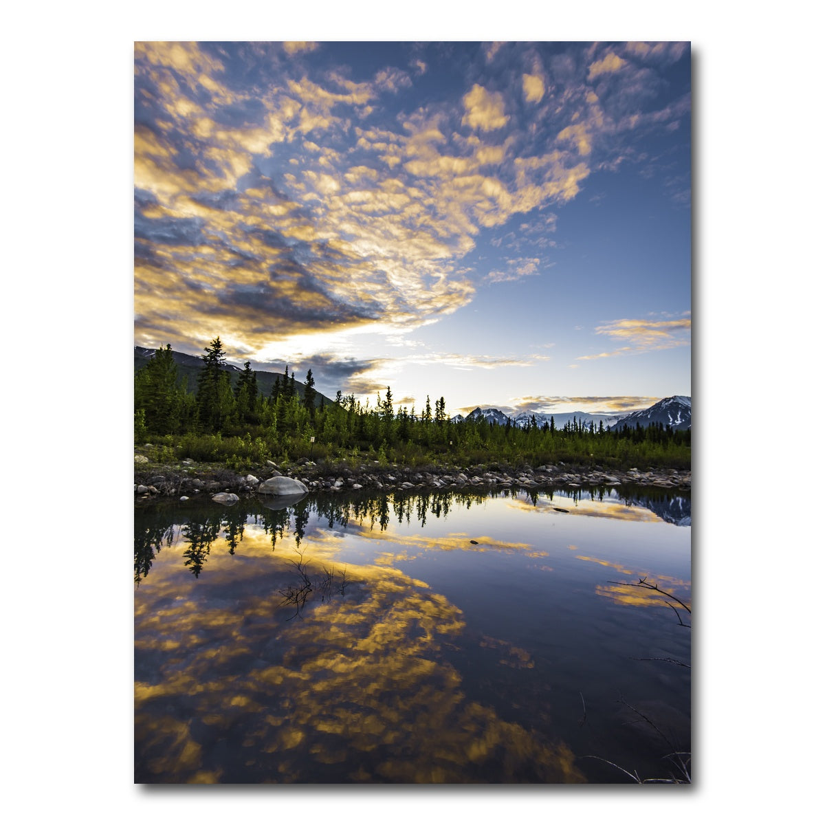 AUTO-MOCKUP WHITE | Alaskan Evening | 1 Piece | Gallery Wrap Canvas | group=3x4
