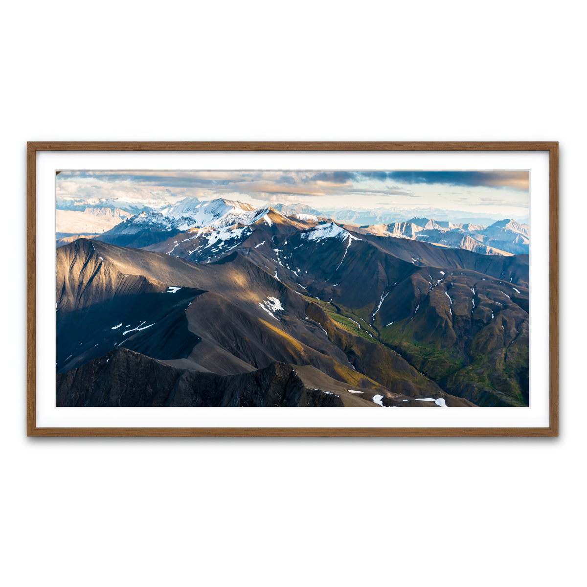 Framed Print 2x1 Walnut