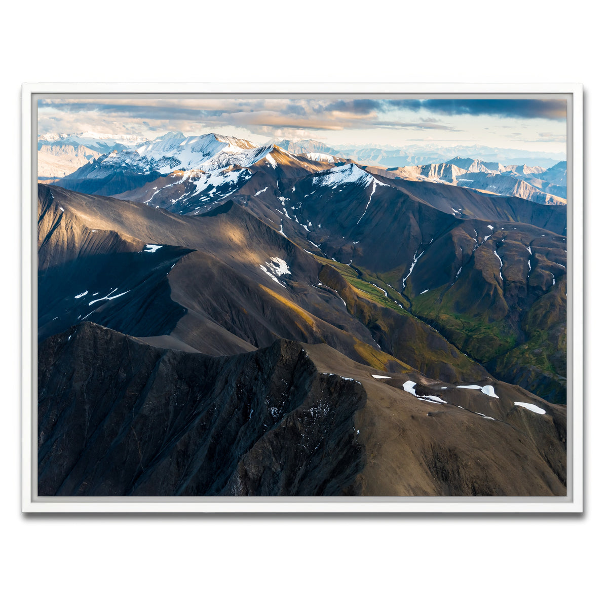 AUTO-MOCKUP WHITE | Alaskan Landscape | 1 Piece | White Framed Canvas | group=4x3