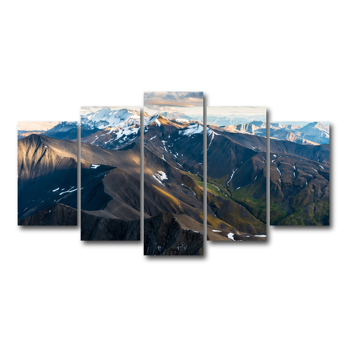 AUTO-MOCKUP WHITE | Alaskan Landscape | 5 Piece | Gallery Wrap Canvas | group=5_normal