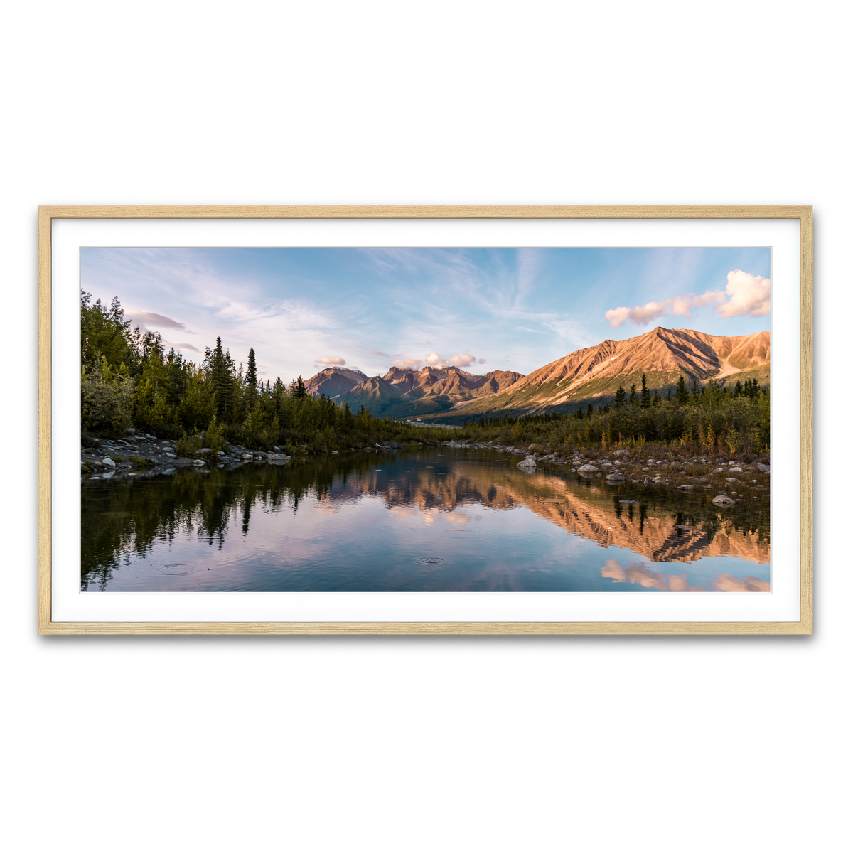 Framed Print 2x1 Natural