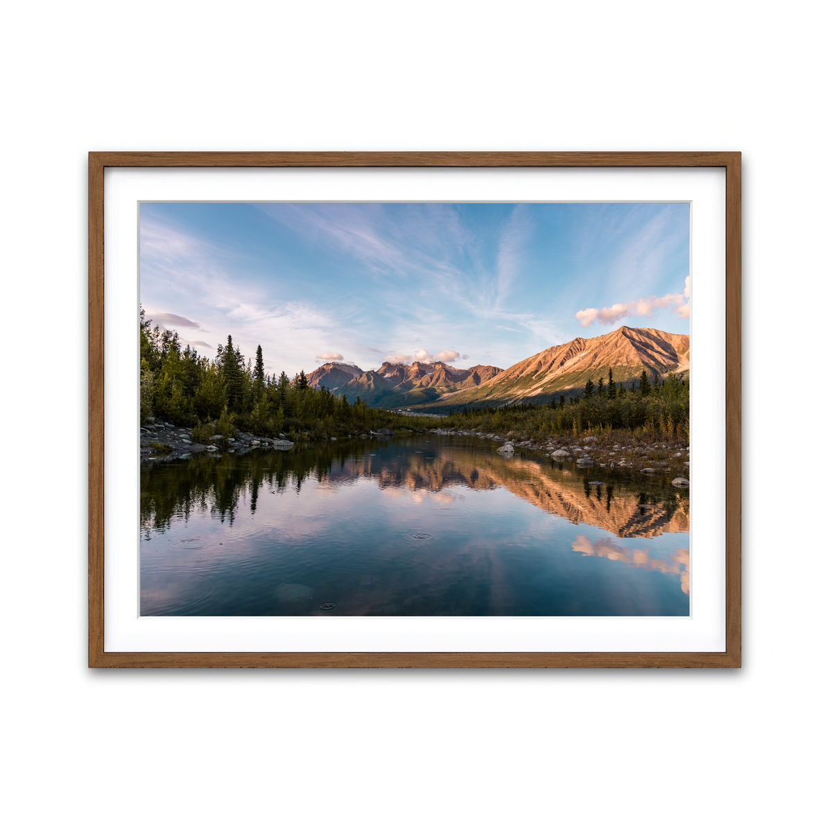 Framed Print 4x3 Walnut